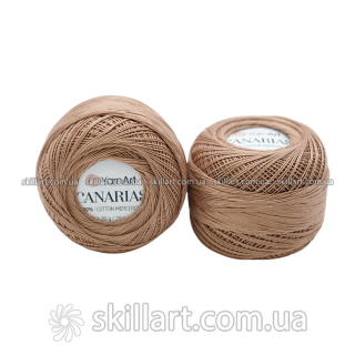 Пряжа Canarias 20гр (бежевый темный) 0015
